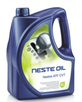 Трансмиссионная жидкость для  вариаторов ATF CVT 4 л полностью синтетическая Neste