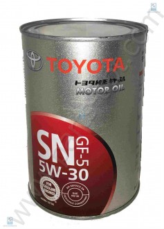 Масло моторное TOYOTA Motor Oil GF-5 SN SAE 5W-30